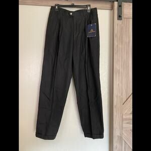 NWT sterling & Hunt black linen/cotton pants